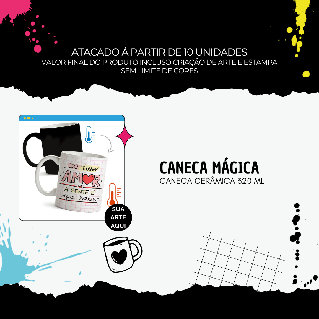 Caneca Mágica Personalizada
